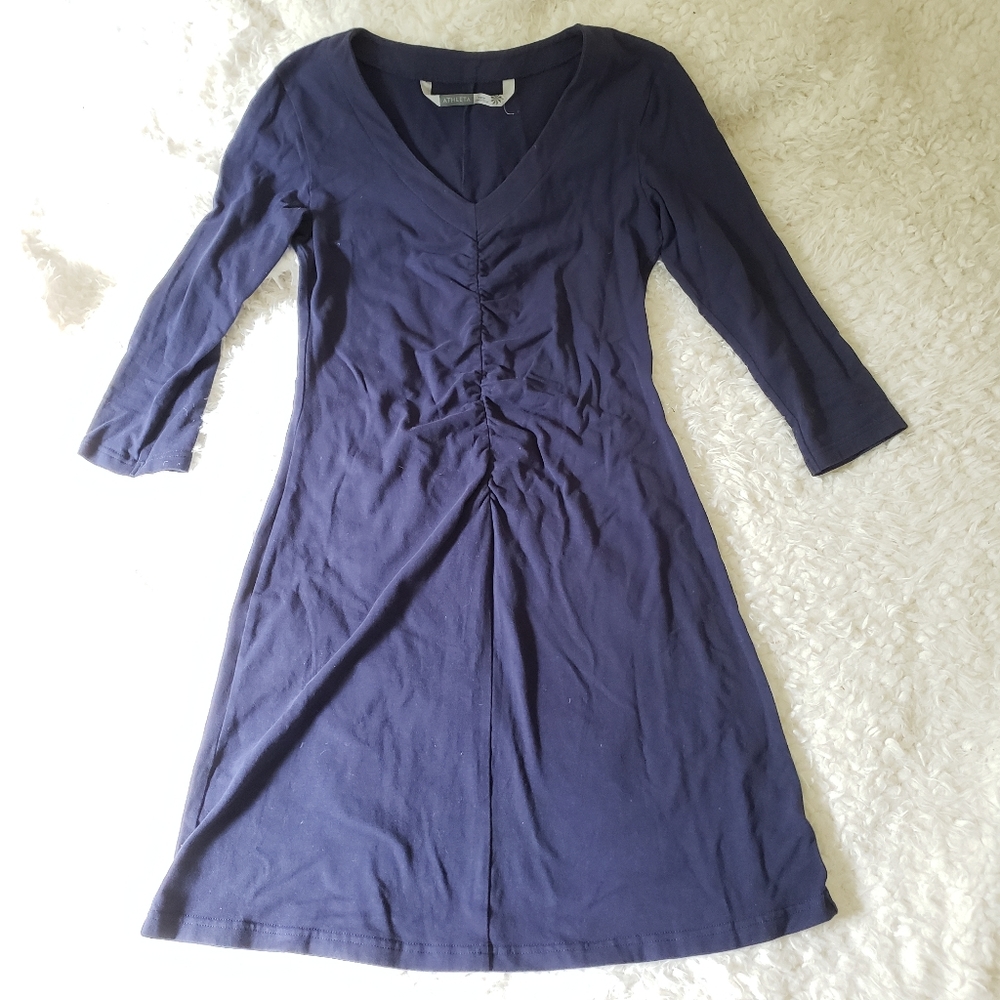 athleta • ruched dress